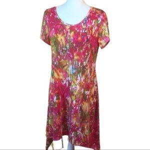 Cap Sleeve Satin Dress